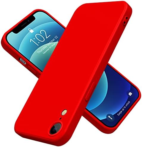 Rluyidiks para iPhone XR Silicone Slim Full Body Protective Cover para iPhone XR CHOPE DO CHAMPO, Case