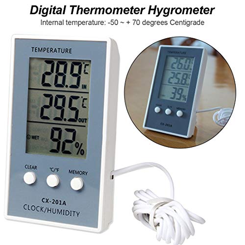 Yasez LCD Termômetro Digital Hygrômetro Temperatura Medida