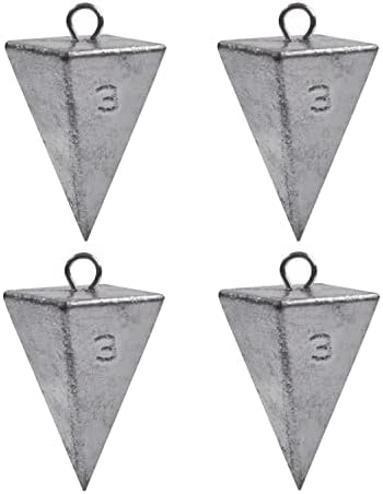 Pesos da pirâmide de pesca Pesos da pirâmide Piscina de pesca a granel pesos de pesca em emaranhado de pesca