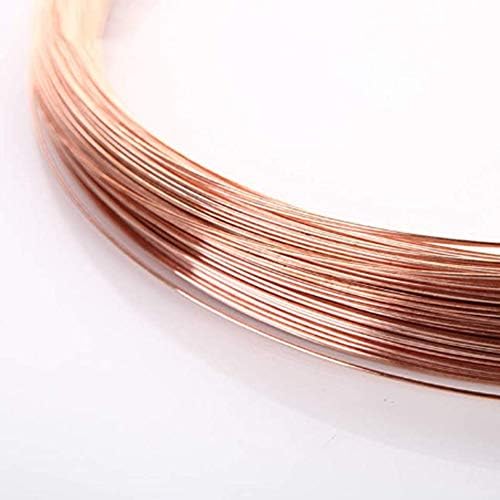 Fio de cobre sólido de zerobegin T2, fio condutor de cobre, para fabricação de artesanato e jóias, pureza