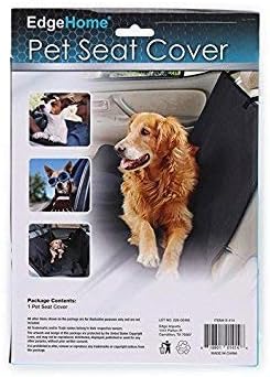 Edge Home Premium Pet Seat para o automóvel/caminhão, à prova d'água! Preto, 57 x 57 com acesso ao cinto de segurança