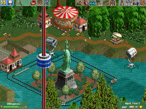 Rollercoaster Tycoon 2: Wacky Worlds Expansion Pack - PC
