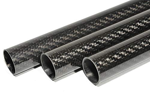 US Whabest 1pcs Tubo de fibra de carbono 3k de alto brilho 18mm od x 14 mm ID x 1000 mm de comprimento/tubulação/tubo/eixo