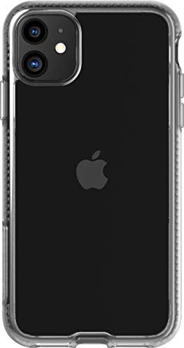 Tech21 Pure Clear Phone Case para Apple iPhone 11 com proteção contra queda de 10 pés, transparente