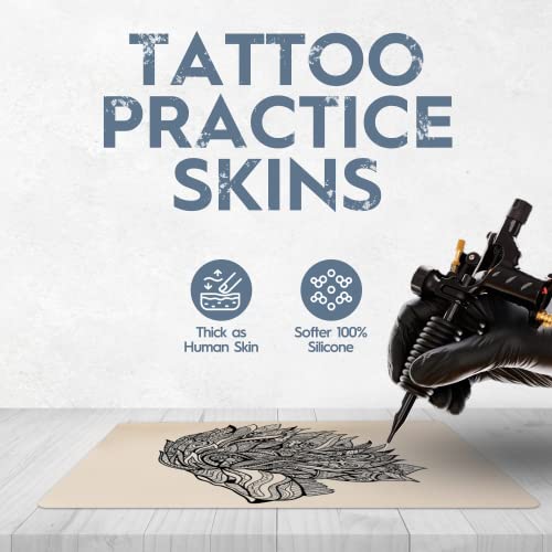 Skins de tatuagem - Mais espessa mais macia - pele falsa para tatuagem - Practice tatuagem de