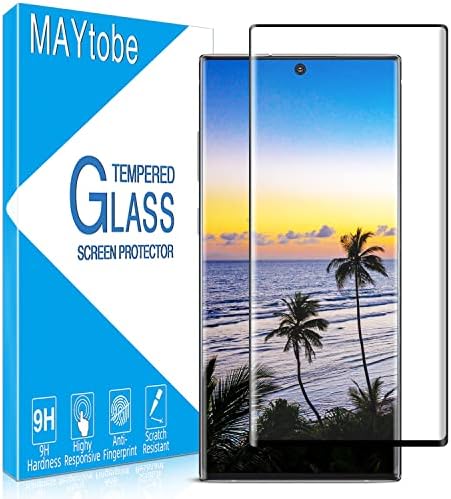 MaytoBe projetado para o Samsung Galaxy Note 10 Protetor de tela de vidro temperado, anti -scratch, bolhas