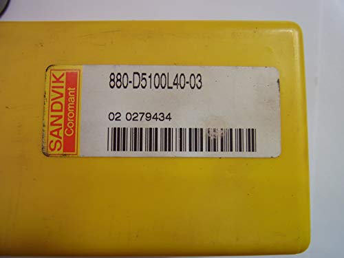 SANDVIK COROMANT 880-D5100L40-03 CORODRILL 880 ENCONTRA INDICELABLE, 880.L-03 Código de estilo da ferramenta,