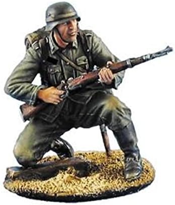 Goodmoel 1/35 Segunda Guerra Mundial Soldado Alemão Resina de Combate Figura / Soldado Desmonte e não pintado