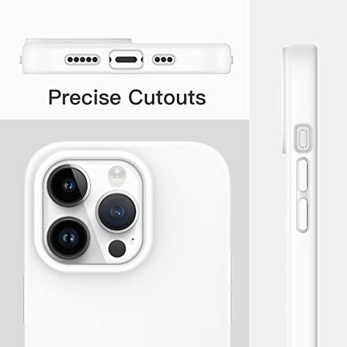Jetch Silicone Case para iPhone 14 Pro 6,1 polegadas, capa de telefone protetora de corpo inteiro,