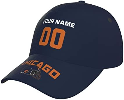 Hat Custom Qualquer nome e número Caps personalizados Presentes para fãs do pai Men Boys