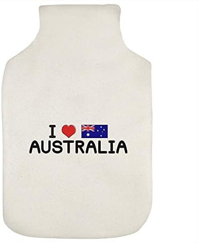 Azeeda 'I Love Australia' Hot Water Bottle Bottle