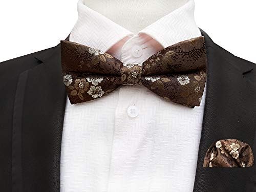 Mens Cravat pré-amarrado conjunto de gravata borbole