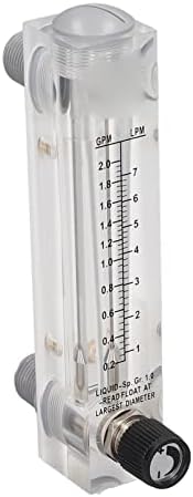 Tipo de painel Medidor de fluxo 0,2-2gpm Ajuste o medidor de fluxo de líquido acrílico para controle