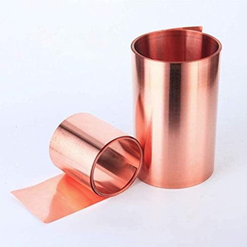 Huilun Brass Folha de cobre Metal 99,9% Placa de papel alumínio pura Cu tem boas propriedades mecânicas 0,5mmx20mmx1m