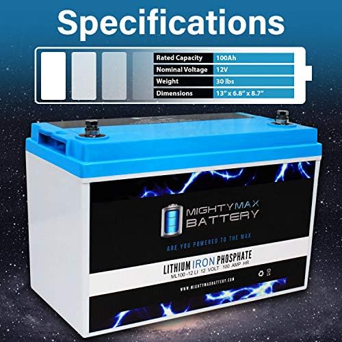 12V 100AH ​​Bateria de substituição de lítio compatível com pacote Sorotec BC1001-3