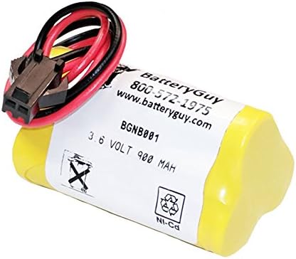 Bateria de emergência BatteryGuy ELB -B001 - 3,6V 900mAh
