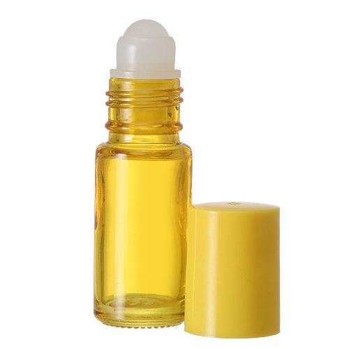 A parfumerie 5 ml. Rolo de vidro na garrafa. Perfeito para aromaterapia com óleos essenciais, perfume e colônia.