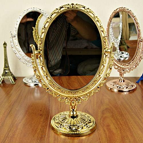 Espelho de mesa besportble espelho vintage espelho de maquiagem espelho espelho duplo face espelho dobrável