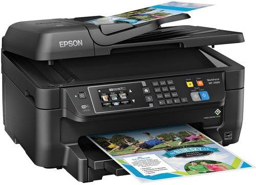 Epson Workforce WF-2660 All-in-One Wireless Color Impressor com scanner, copiadora e fax