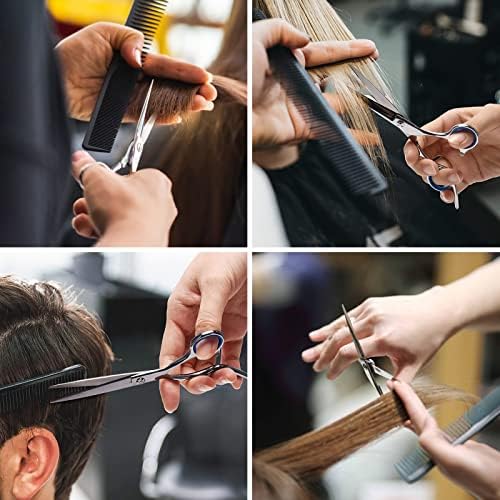 Conjunto de tesouras de corte de cabelo - kit de tesoura de corte de cabelo profissional, tesoura de cabelo nítido