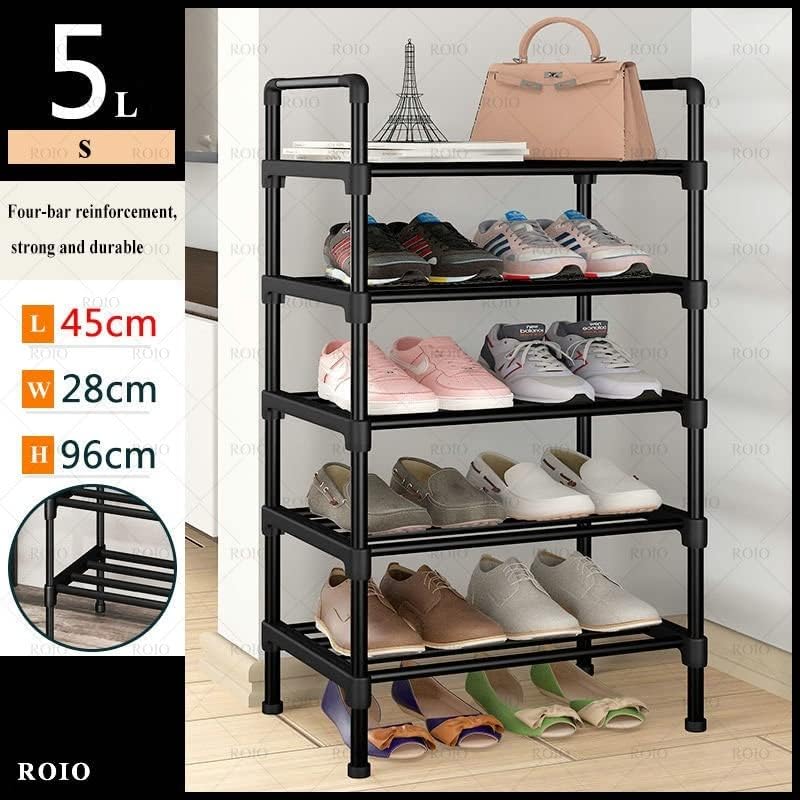 Jtwmy simples shoe rack montar fácil montagem botas à prova de poeira Organizador stand space space space