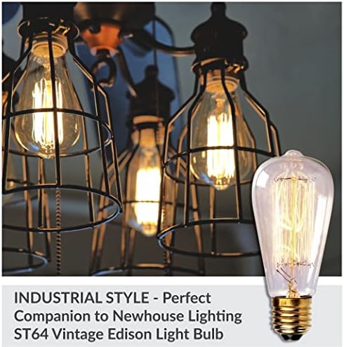 Iluminação Newhouse wlg1b-4 gaiola para pendente, suporte de lâmpada, lâmpada de ventilador de teto Capas de