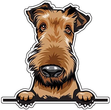 Wickedgoodz Airedale Terrier Vinil Decal