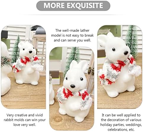Bestoyard Foam Rabbit Shape Mold Craft Craft Rabbit Bunny Rabbit Polystyrene Modelaing Foam for Flower Ofning Páscoa