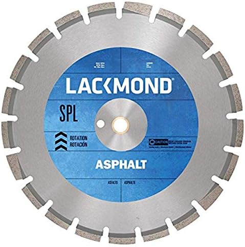 Lackmond HA121251SPL Lâmina de diamante de alta velocidade de 12 polegadas para asfalto e concreto verde
