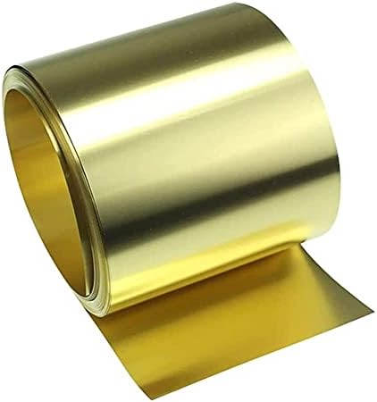 Folha de cobre Yuesfz folha de cobre H62 Metal de metal de bronze Placa de papel alumínio Rollo