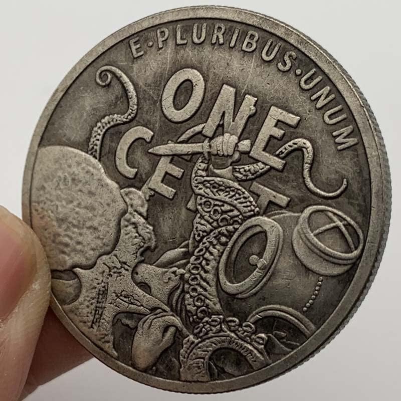 Coleção Americana de Moeda de Múcria e Medalha Comemorativa de Medalha de Prata e Coin Comemorativa de Coin
