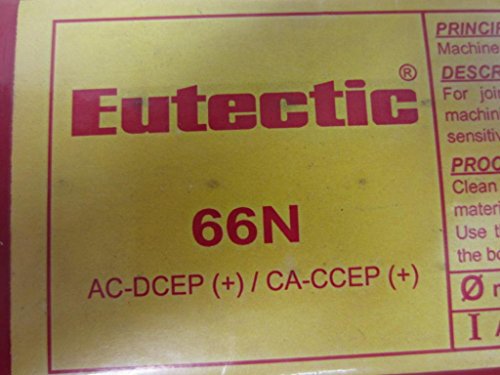 Pacote eutético 66N-48-5K de eletrodos 66N DIA. 3/16 4,8 mm