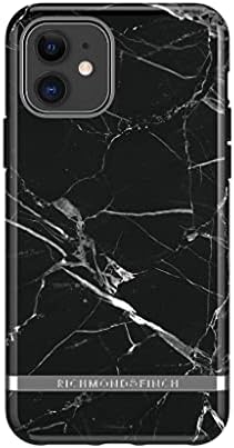 Richmond & Finch Caixa de telefone compatível com iPhone 11, Black Mármore Design, 6,1 polegadas, tampa de