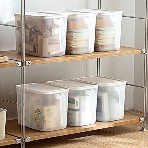 WPYYI Gabinete de cozinha geladeira caixa de armazenamento selada Recipiente com lampes de tampa Diversos lanches de alimentos Caixa de classificação de organizador