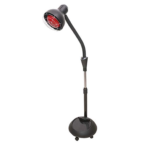 Lâmpada de aquecimento por infravermelho Piso do dispositivo de luz vermelha em pé para cuidados com a pele do salão