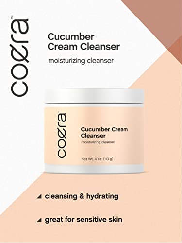 Limpador de creme para pele sensível | 4oz | Livre de parabenos, SLs e fragrâncias | Cleanser hidratante para o rosto