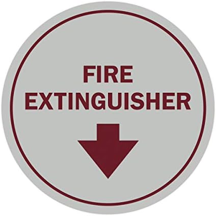 Sinais Bylita Circle Fire Extinger Sign - Pequeno