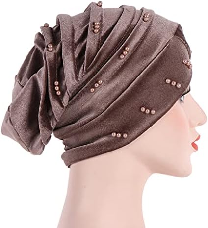 XXXDXDP Moda Silky Big Bonnet para mulheres Cetins Bonnets Night Sleep Bap Hat Winter Hat Lady Turbano