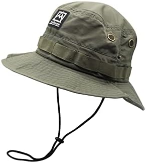 Avalanche Unisex ao ar livre chapéu de boonie, chapéu de pesca rápido de balde ajustável seco seco