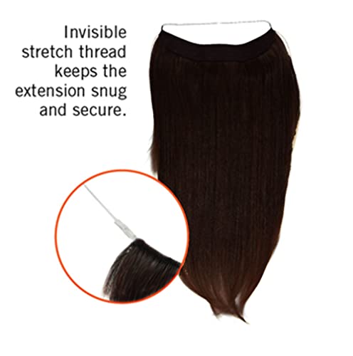 Extensão de cabelo invisível de clipe de penteado
