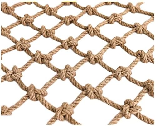 Proteção de juta Rede Rede de rede pesada cânhamo de cânhamo de carga líquida resistência decorativa