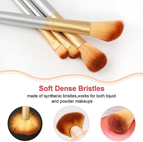 Sdfgh Professional Makeup Brush Conjunto de pincel blusher fundação correteira escova de pegadinha de sombra
