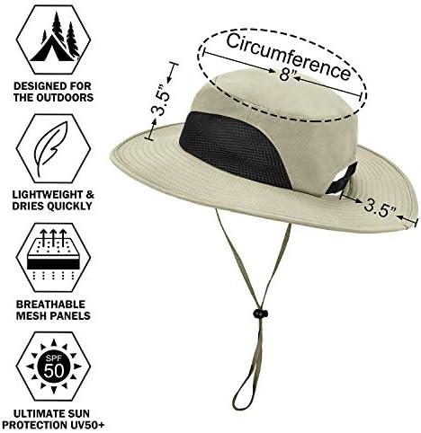 Catalonia Classic Hat com buraco de rabo de cavalo para mulheres, largura de proteção solar de proteção UV, para