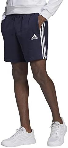 Essentials de adidas masculinos francês Terry 3-Stripes Shorts