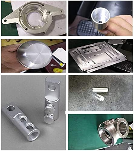 Hastes de alumínio Goonsds Bar redondo para materiais de laboratório e design de bricolage, diâmetro