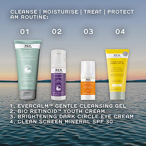 Ren Clean Skincare - Creme juvenil Bio retinóide - Creme de rosto e pescoço natural, sem irritação