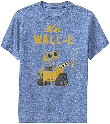 Menino Wall-E Dia dos Namorados, sua camiseta de performance de parede