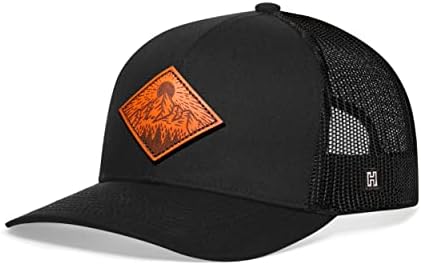 HAKA Diamond Mountains & Trees Hat - Chapéu de caminhão para homens e mulheres, boné de beisebol ajustável, snapback