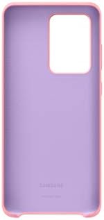 Caso Ultra Samsung Galaxy S20, capa traseira de silicone - rosa
