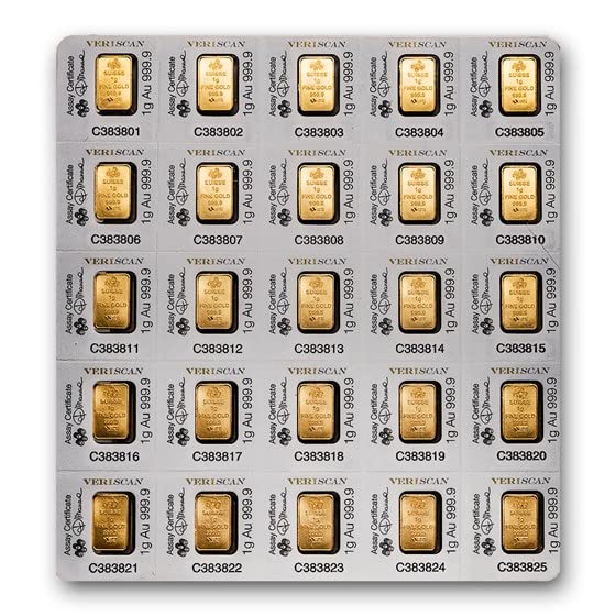 25x1 grama de ouro pamp suisse multigram+25 - fortuna - 999,9 fino em ensaio selado